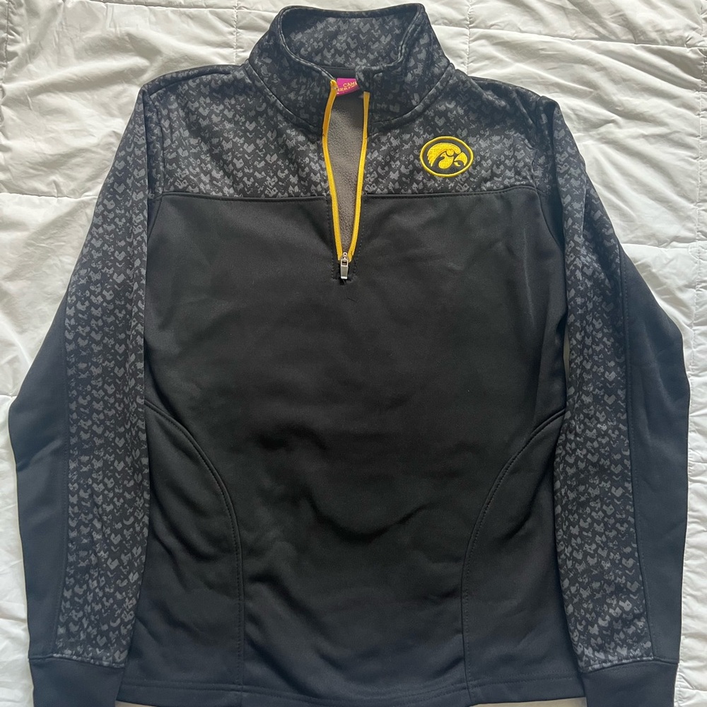 Campus Heritage Black and Gray Pullover with Yellow Trim